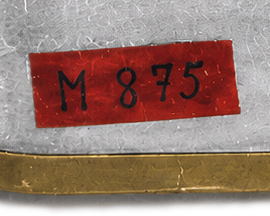 M875 archive label